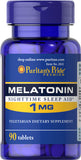 Puritan's Pride Melatonin 1 mg Item #002832