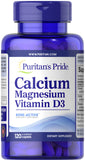 Puritan's Pride Calcium Magnesium with Vitamin D Item #016154