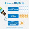 Ddrops Baby Liquid Vitamin D3 Organic Baby 400 IU 90 Drops - Daily Vitamin D Liquid for Infants. Supports Teeth & Bone